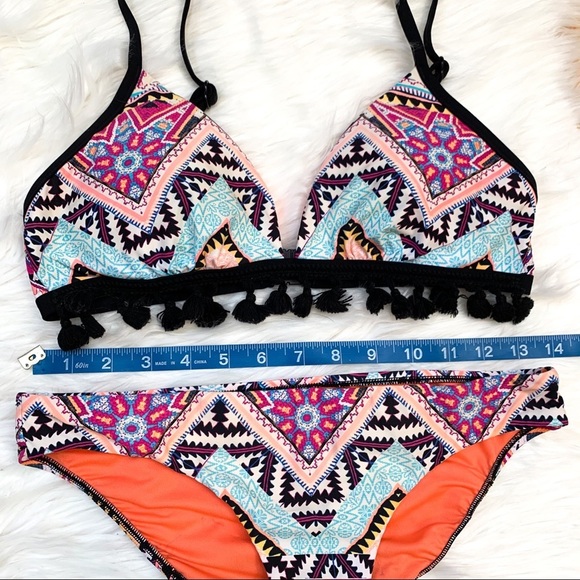 Seafolly Sahara Nights Tassel Bikini Set, 4. - Picture 8 of 10